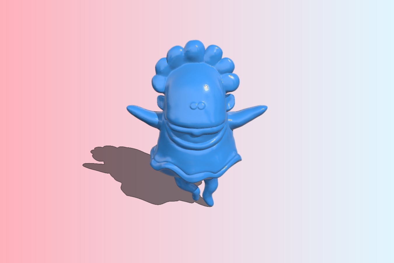 Japanese cartoon flower mom