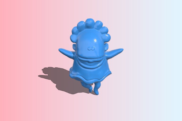 Japanese cartoon flower mom | 3d print model