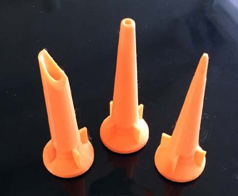 Sealant Cartridge Nozzle Set. | 3d print model