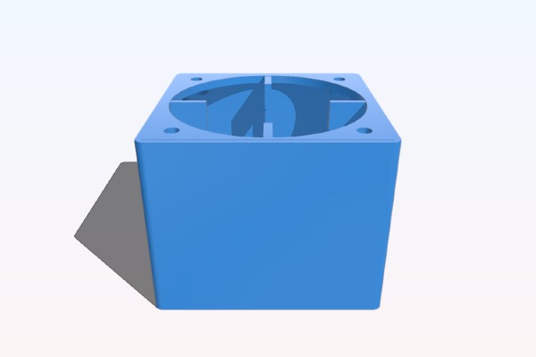 Nema 17 cooler for 50mm fan | 3d print model