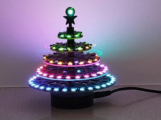 Neopixel Xmas Tree | 3d print model