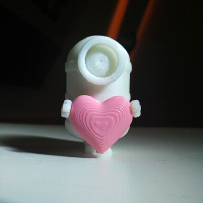 Minion and <3 (separate) | 3d print model