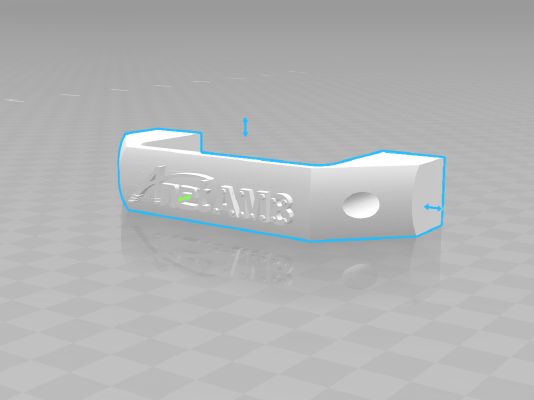 Custom Handle For AM8 2040 V2 and V3 | 3d print model