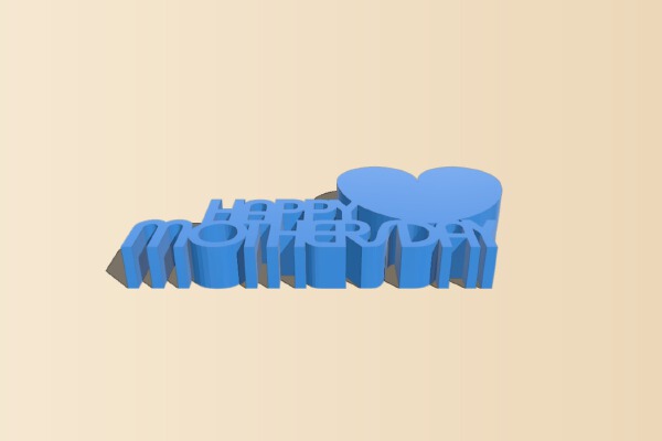 Motherday Print | 3d print model
