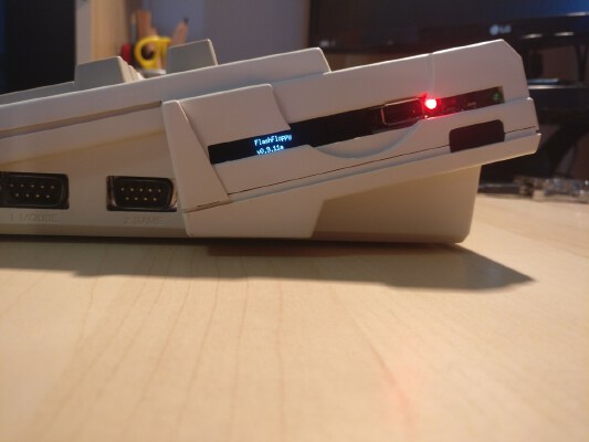 Amiga 500 OLED Gotek USB disk drive emulator base | 3d print model