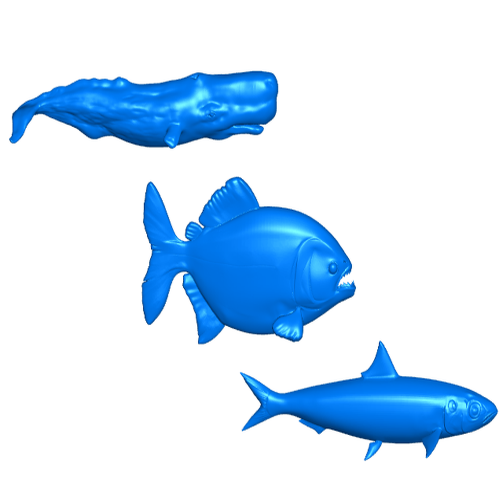 Fish (Set 2) Refrigerator _ Whiteboard Magnets