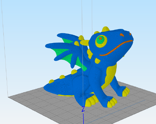 cute dragon multi color | 3d print model