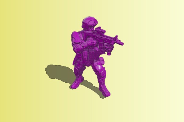 Modern Soldier | 3d print model