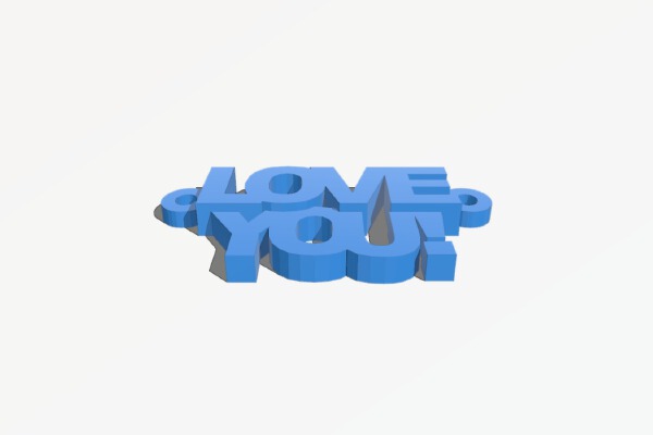 Love You by Shoruh | 3d print model