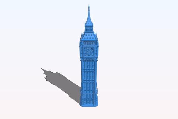 Big Ben (Elizabeth Tower) – London , UK | 3d print model