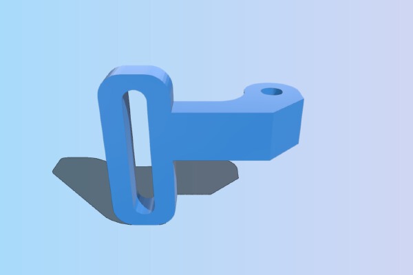 Kossel Mini Adjustable Fan Mount | 3d print model