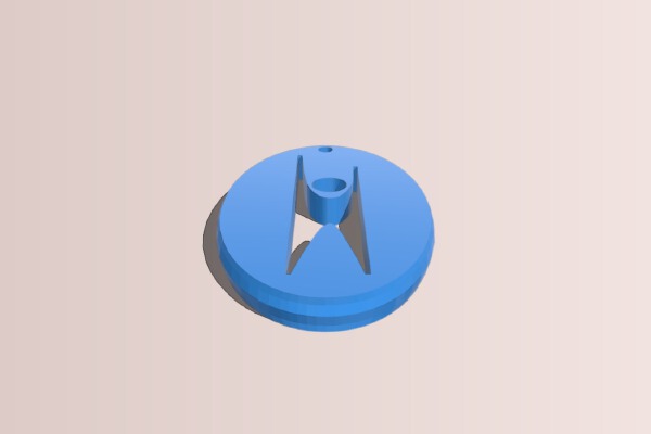 Happy Humanist Ornament | 3d print model