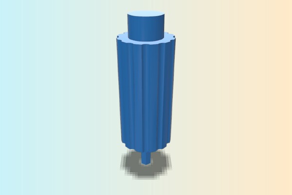 Spektrum Dx6i Roller Wheel | 3d print model