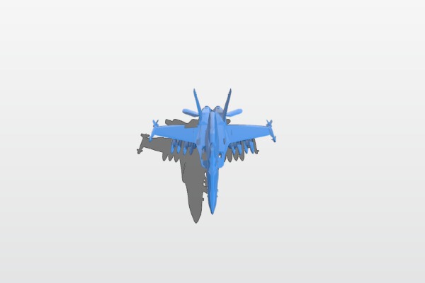 Military Jet IV | 3d print model