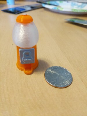 Mini Gumball Machine | 3d print model
