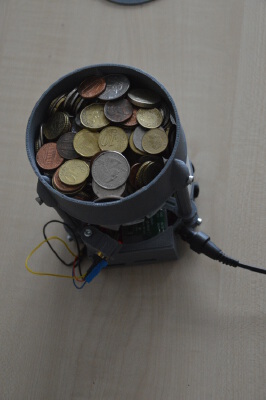 Laser projector clock _ POV display | 3d print model