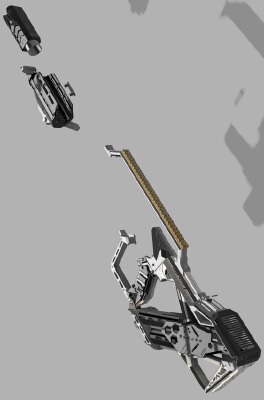 Nerf Rival Edge Saturn Stock - SciFi KKNX02 | 3d print model