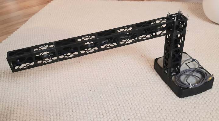 Modular Truss Lap Counter Bridge EasyLap Mini-Z Miniz | 3d print model
