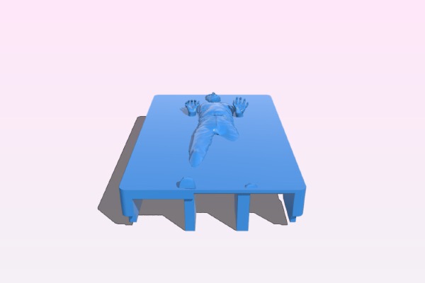  Han Solo in Carbonite - Raspberry Pi 2_B+ Case Cleaned Up | 3d print model