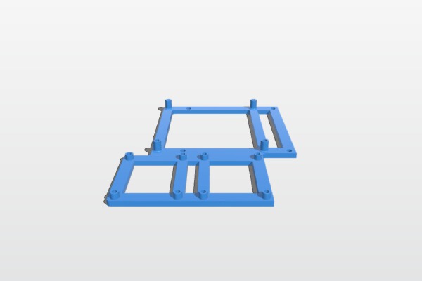 Mainboard and two mosfet holder for Anet A8 | 3d print model