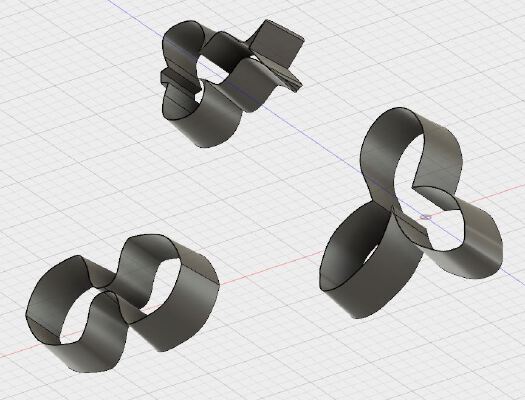 fondant flower cutter set - moth orchid | 3d print model