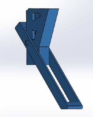 Shock-Absorbant Legs for DJI F450 (Rubber Bands) | 3d print model