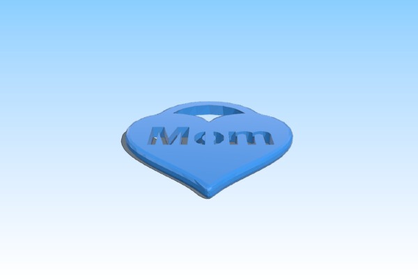 Mother's Day Keychain | 3d print model