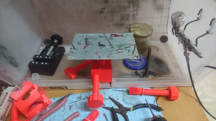 turn table for spray painting v2 | 3d print model