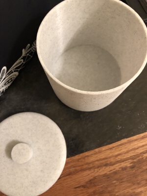 Ridged Cotton Swab Holder | 3d print model