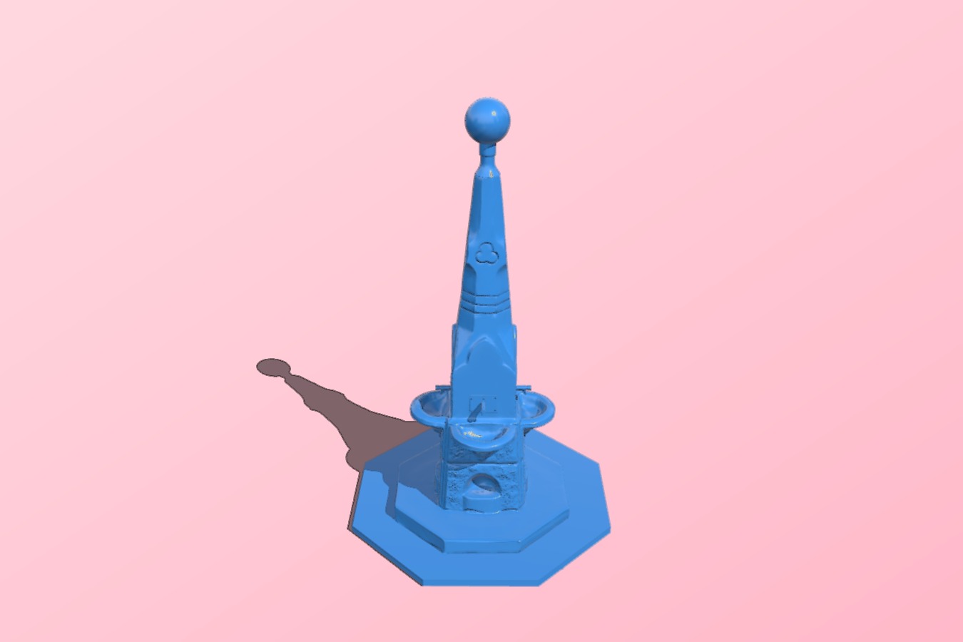 John Runtz Memorial Fountain at Clissold Park, London – scan
