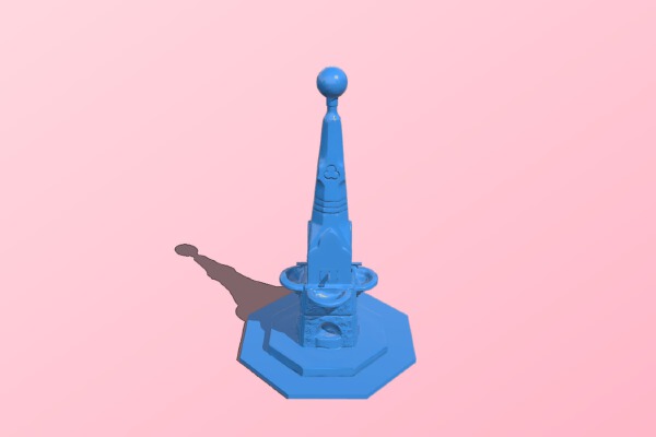 John Runtz Memorial Fountain at Clissold Park, London – scan | 3d print model