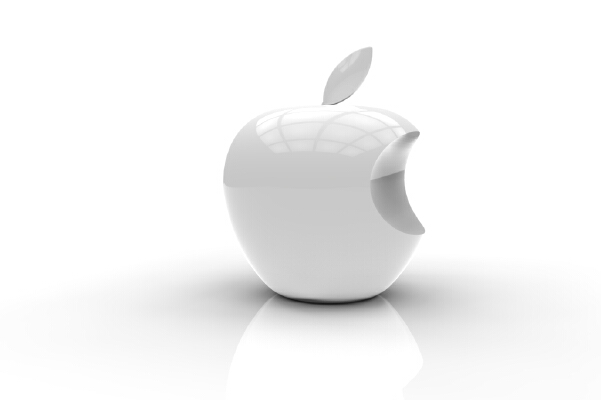 Apple Logo 3D (Leave attached to Apple) | 3d print model