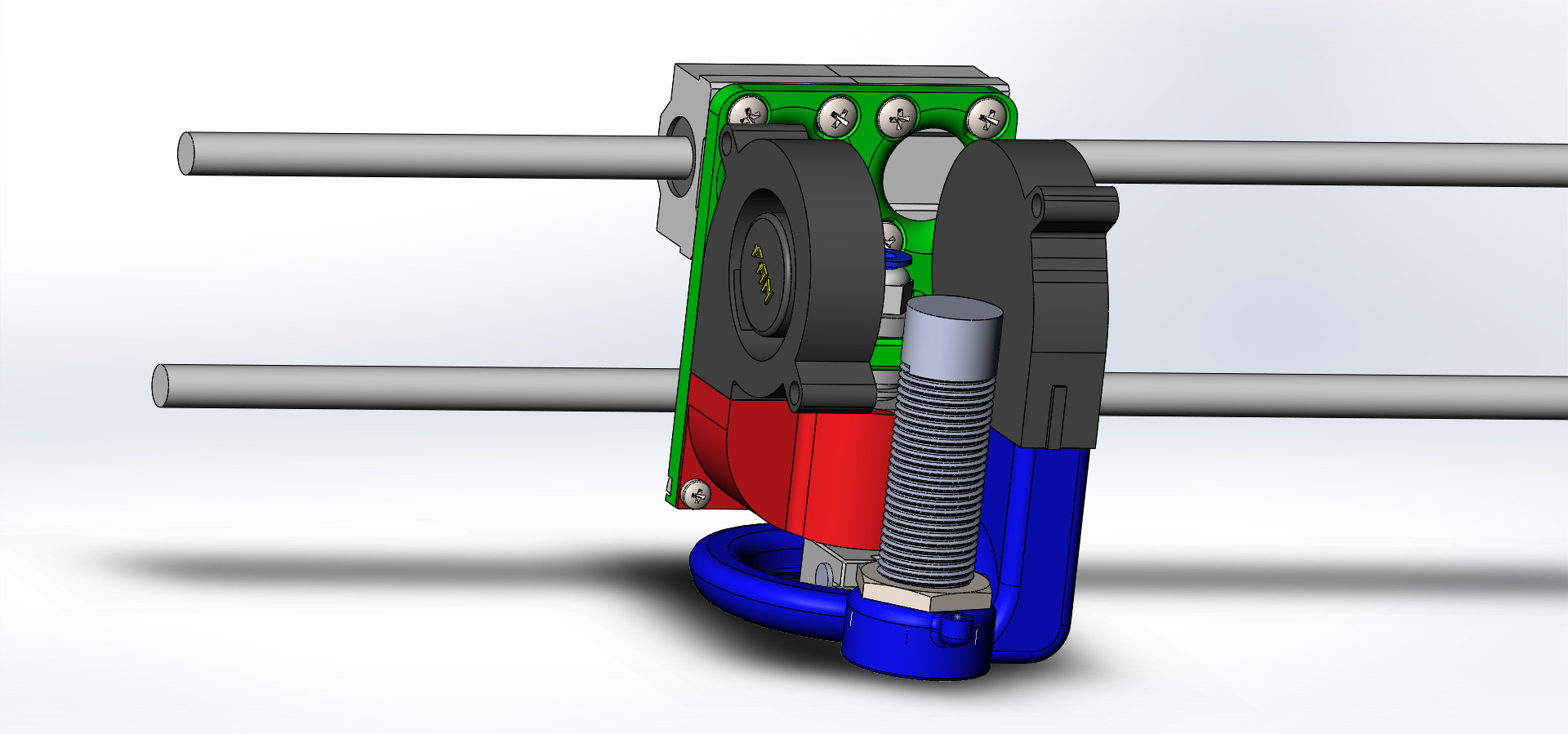 E3D v6. printing head. BOWDEN. rev.2.0
