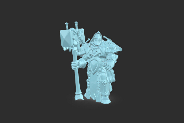 paladin uther in judgment armor | 3d print model