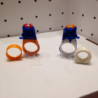 ring revolver reducteur , Reducer 16,17,18,19,20,21,22,23mm | 3d print model