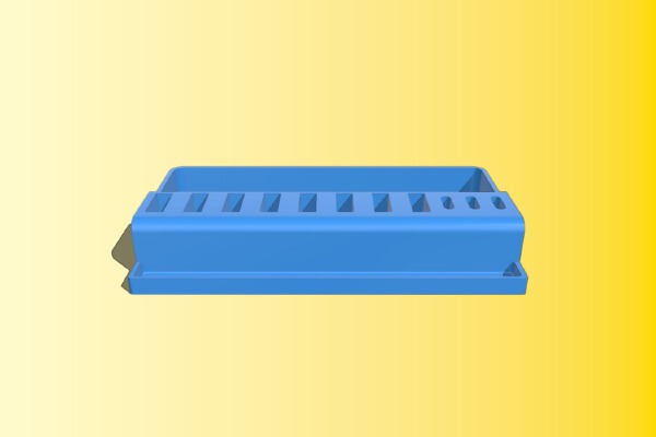 USB Sticks and flashdrives holder with 3 USB C slots and 2 storage boxes | 3d print model