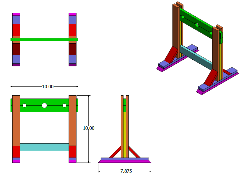 Mini Pillory (Stocks)