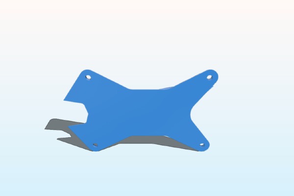 HGLRC Batman 220 sharkfin | 3d print model