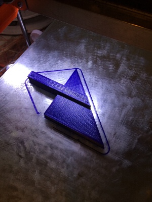 45 degree miter slide for a Dremel 580-2 4" table saw. | 3d print model