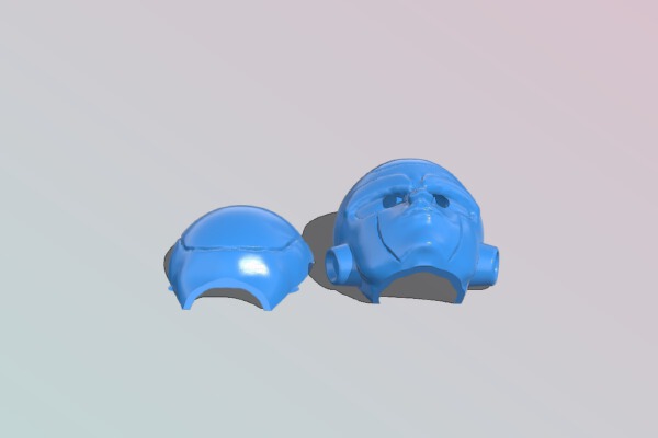 Frieza's Head Mask | 3d print model