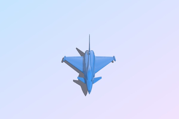 Fighter Typhoon | 3d print model