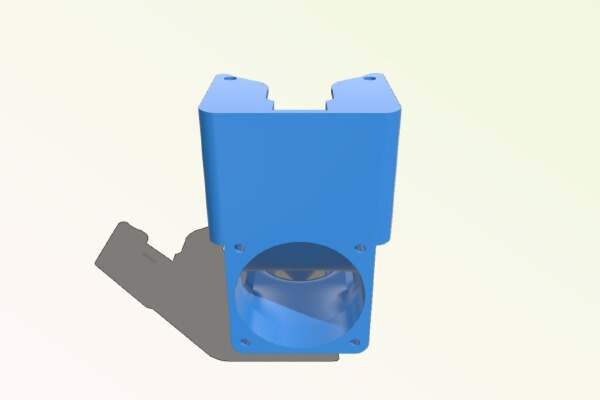 Anycubic I3 Mega Diamond Hotend Blower Fan duct | 3d print model