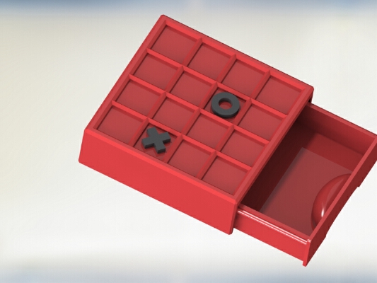 Tic-Tac-Toe 4X4 | 3d print model