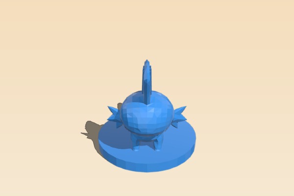 give your mudkip a good old rub | 3d print model
