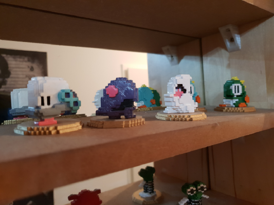Bubble Bobble 8-Bit Figures | 3d print model