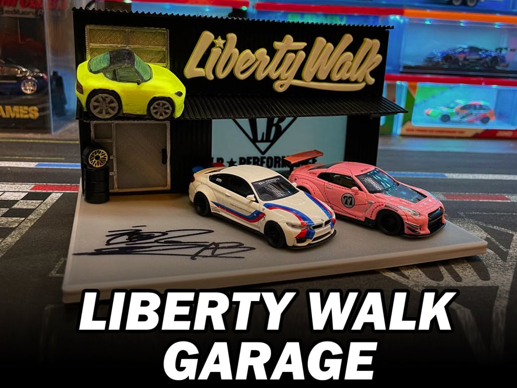 Triple 1_64 Liberty Walk Garage Display