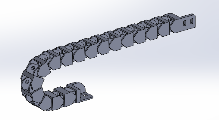 Cable Chain 10x10 mm | 3d print model