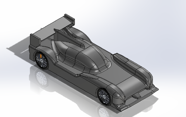 Nissan GTR LM Nismo | 3d print model