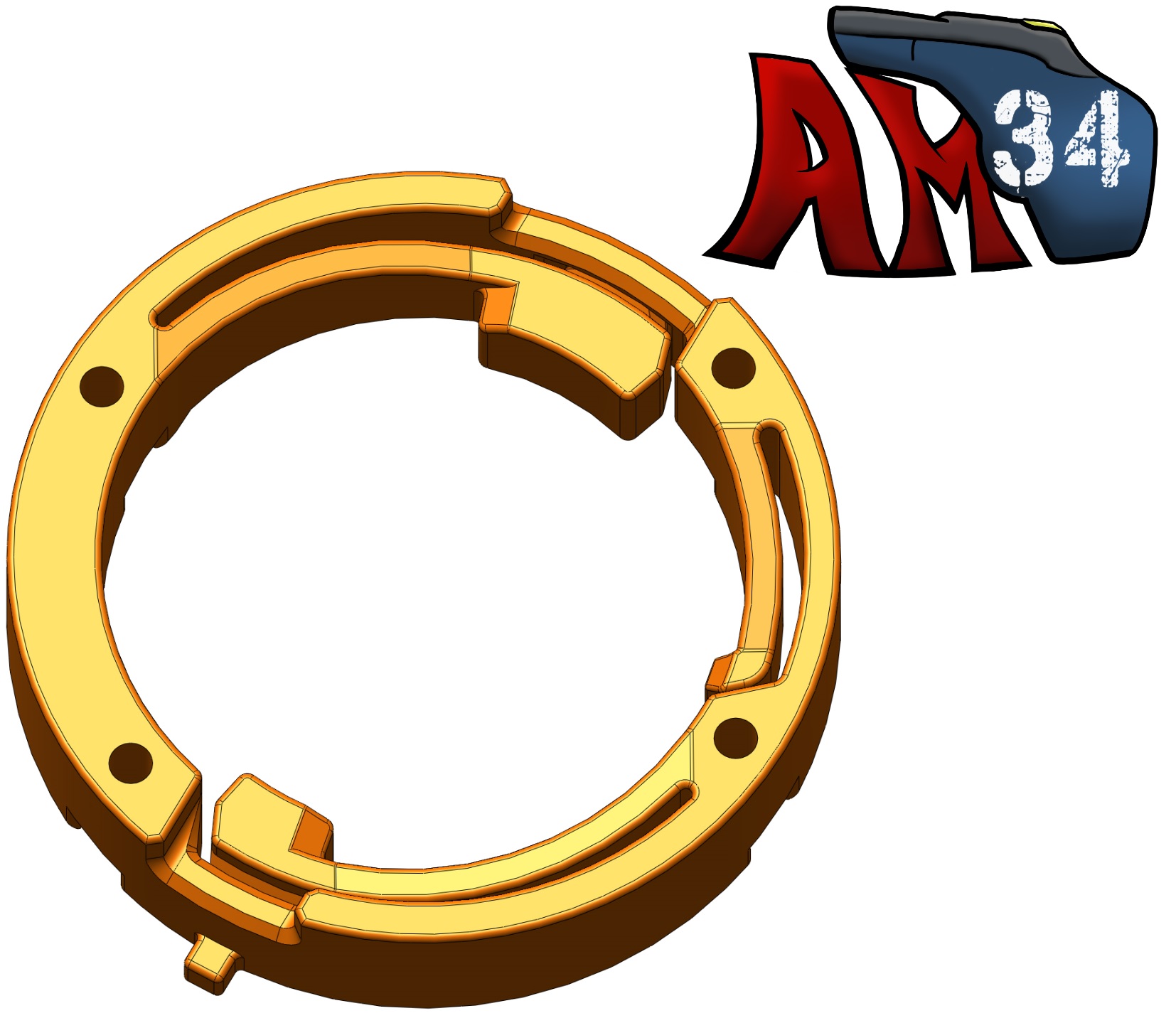 Custom Nerf Barrel Locking Ring