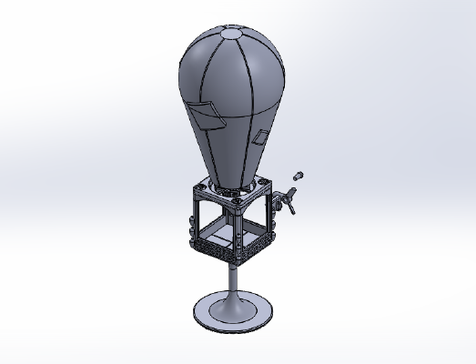 Gnomish Hot-Air Balloon - Rolled & Told #1 | 3d print model